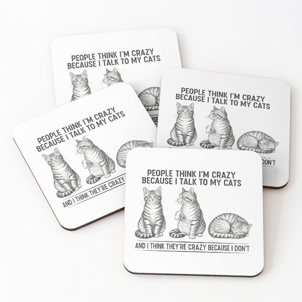 Item preview, Talk to My Cats – Old School designed and sold by Pollock.