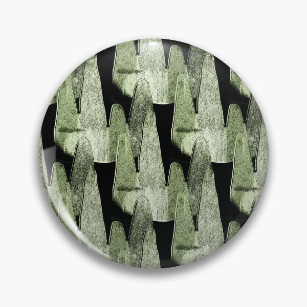 Item preview, Abstract Vertical Mountain Landscape Pattern in Green designed and sold by Artistestella.