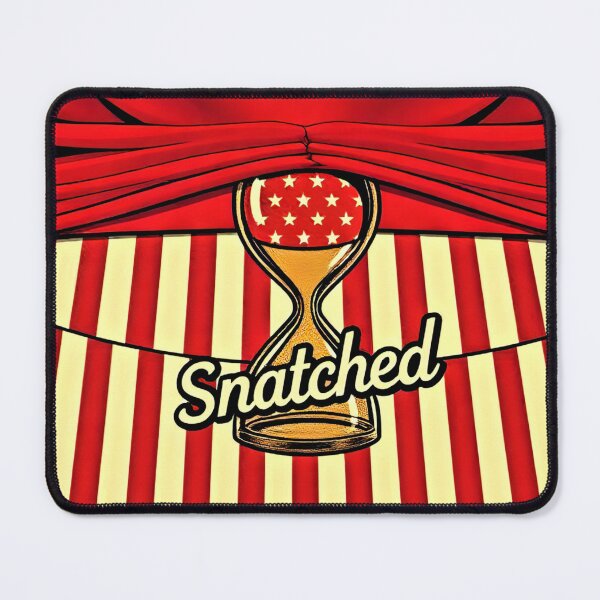 Item preview, Geometric Contour Hourglass Print | Snatched yellow Stripes with Red Ribbon Hour Glass Valentine Art designed and sold by BlackAndBrown.