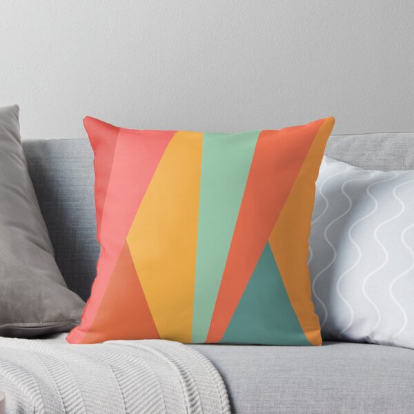 Item preview, Geometric Triangles - Vibrant Retro Colors designed and sold by colourpoems.