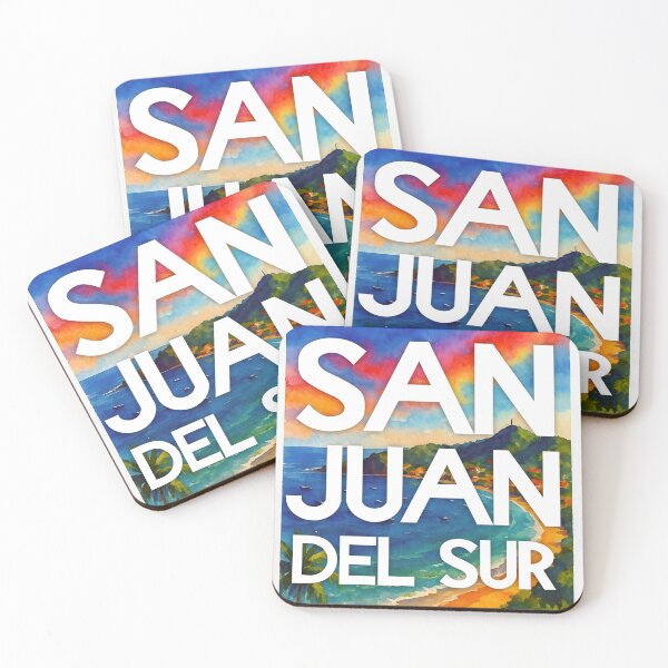 Item preview, San Juan del Sur, Rivas Nicaragua – Watercolor Beach Poster designed and sold by Sea Gem.