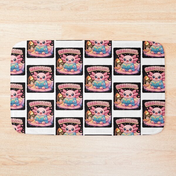 Item preview, Readsolotl Kawaii Axolotl Cozy Night Vibes Reading Bookworm Life designed and sold by MuniraWearify.