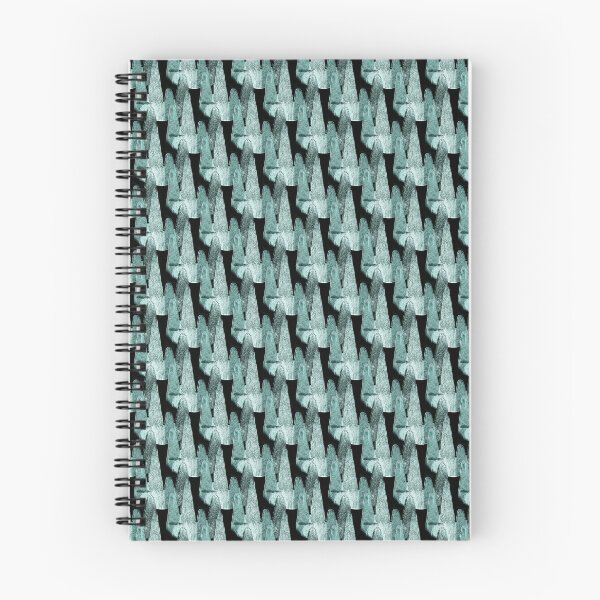 Item preview, Abstract Vertical Mountain Landscape Pattern in Teal designed and sold by Artistestella.