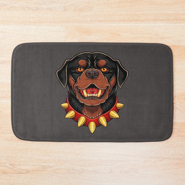 Item preview, CHOP the Rottweiler – Fierce Guard Dog Streetwear Illustration designed and sold by SeriouslyArtistical.