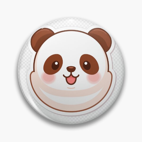 Item preview, Panda Face Cute Sticker designed and sold by Teewave-Ashish.