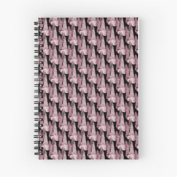 Item preview, Abstract Vertical Mountain Landscape Pattern in Pink designed and sold by Artistestella.