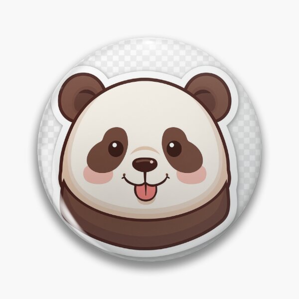Item preview, Chubby Panda Face Sticker designed and sold by Teewave-Ashish.