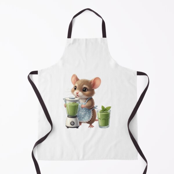 Item preview, Cute Mouse Making a Green Smoothie in Blender - Cute Mouse & Hobbies Series designed and sold by EnlightArt.