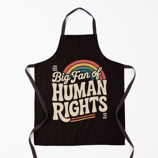 Item preview, Big Fan of Human Rights – Retro Rainbow Equality Statement designed and sold by Redgiant87x.