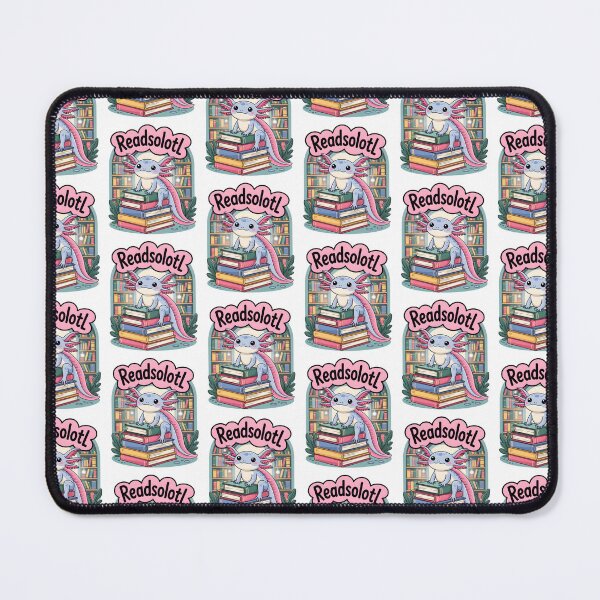 Item preview, Readsolotl Kawaii Axolotl Book Lover Funny Reading Women Girls Kids designed and sold by MuniraWearify.