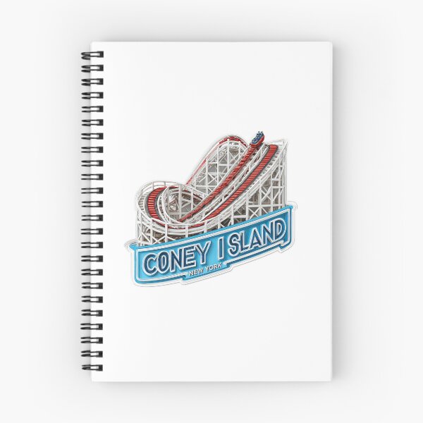 Item preview, Vintage Coney Island Cyclone Brooklyn Travel Decal - Classic Wooden Roller Coaster New York   Amusement Park Retro Badge designed and sold by Blurbean.