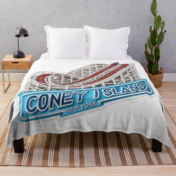 Item preview, Vintage Coney Island Cyclone Brooklyn Travel Decal - Classic Wooden Roller Coaster New York   Amusement Park Retro Badge designed and sold by Blurbean.