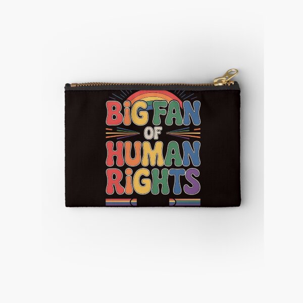 Item preview, Big Fan of Human Rights – Retro Rainbow Social Justice Design designed and sold by Redgiant87x.