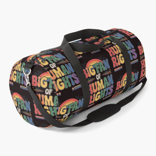 Item preview, Big Fan of Human Rights – Retro Rainbow Social Justice Design designed and sold by Redgiant87x.