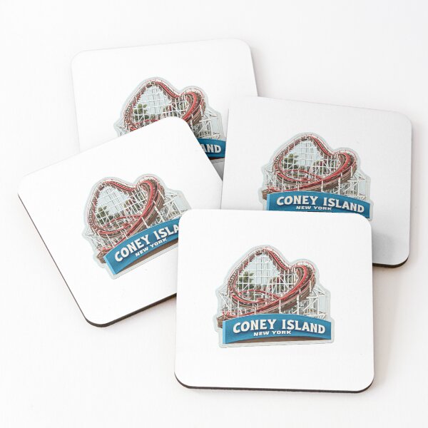 Item preview, Coney Island Wonder Wheel Vintage Travel Sticker - Classic Ferris Wheel Brooklyn Amusement   Park Retro New York Design designed and sold by Blurbean.