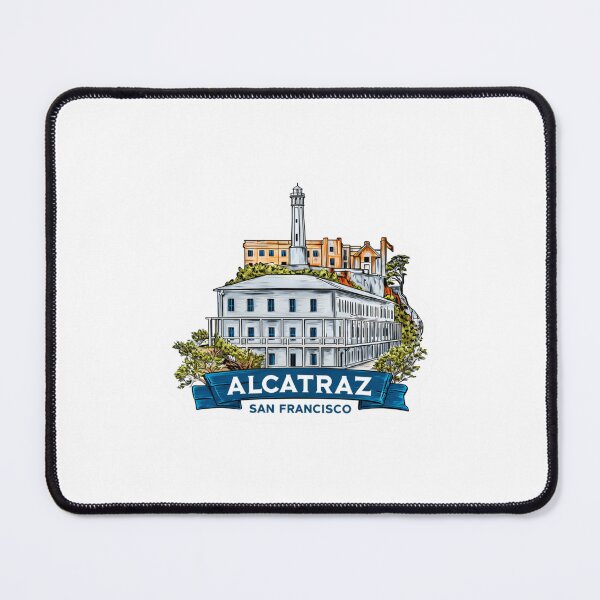 Item preview, Alcatraz Island San Francisco Vintage Travel Sticker - Historic Federal Prison Fortress Bay Area California Landmark designed and sold by Blurbean.