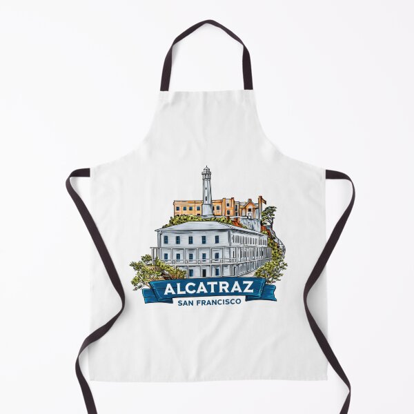 Item preview, Alcatraz Island San Francisco Vintage Travel Sticker - Historic Federal Prison Fortress Bay Area California Landmark designed and sold by Blurbean.