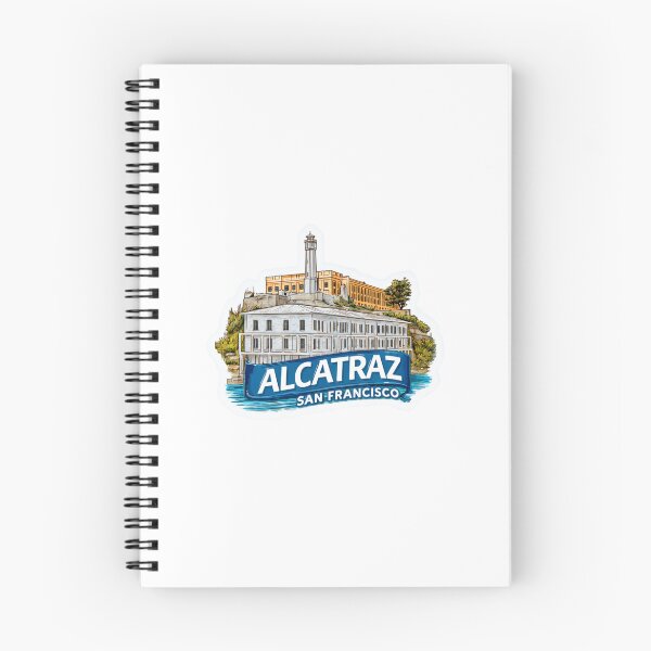 Item preview, Alcatraz San Francisco Bay Vintage Decal - Atmospheric Federal Prison Island   California Historic Landmark designed and sold by Blurbean.