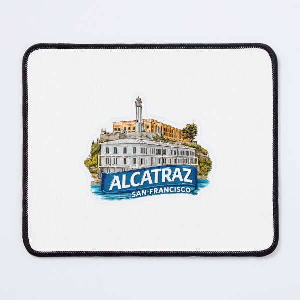 Item preview, Alcatraz San Francisco Bay Vintage Decal - Atmospheric Federal Prison Island   California Historic Landmark designed and sold by Blurbean.