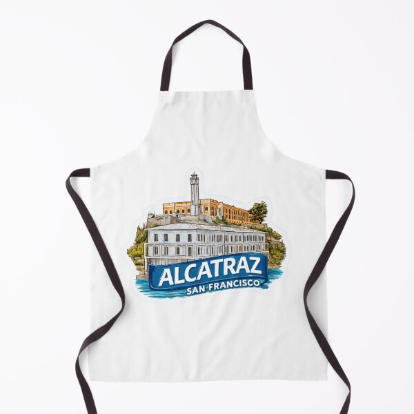Item preview, Alcatraz San Francisco Bay Vintage Decal - Atmospheric Federal Prison Island California Historic Landmark designed and sold by Blurbean.