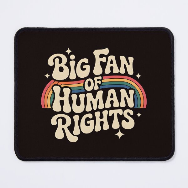 Item preview, Big Fan of Human Rights – Social Justice Retro Statement designed and sold by Redgiant87x.
