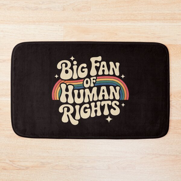 Item preview, Big Fan of Human Rights – Social Justice Retro Statement designed and sold by Redgiant87x.