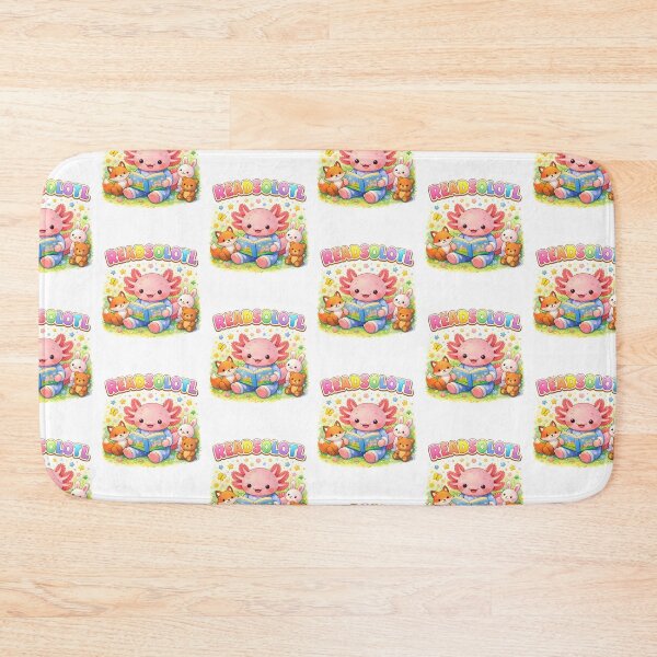 Item preview, Readsolotl Cute Axolotl Reading Bookworm with Animal Friends Kids designed and sold by MuniraWearify.