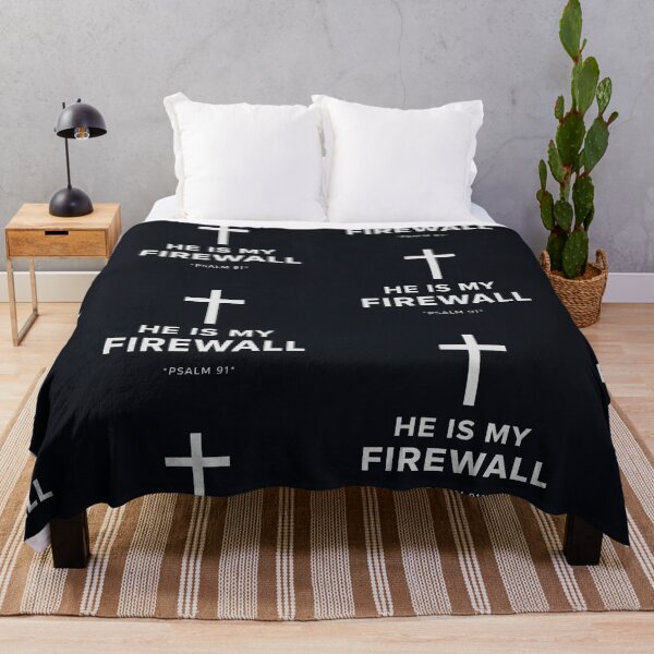 Item preview, He Is My Firewall – Psalm 91 Christian Protection Design designed and sold by astersgraphics.