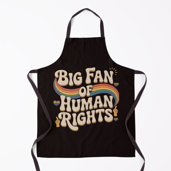 Item preview, Big Fan of Human Rights – Retro Pride Style Equality Design designed and sold by Redgiant87x.