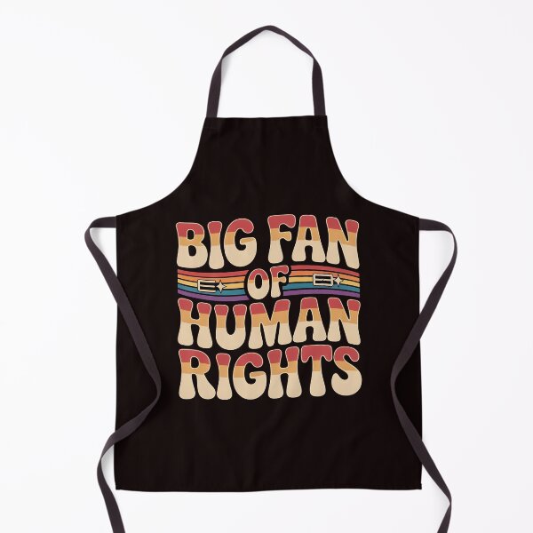 Item preview, Big Fan of Human Rights – Minimal Retro Social Justice Quote designed and sold by Redgiant87x.