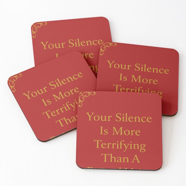 Item preview, Silence More Terrifying designed and sold by HeritageGlow.