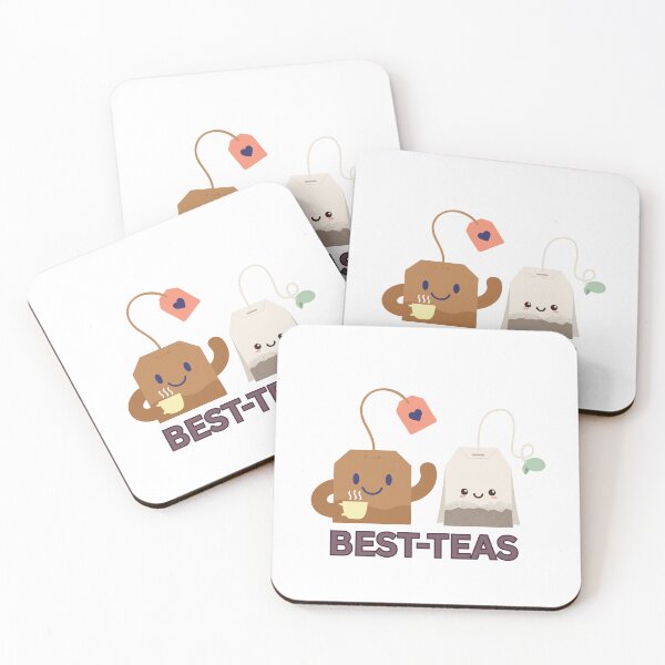 Item preview, Best-Teas | Kawaii Tea Bags Best Friends Illustration designed and sold by AmaliaV92.