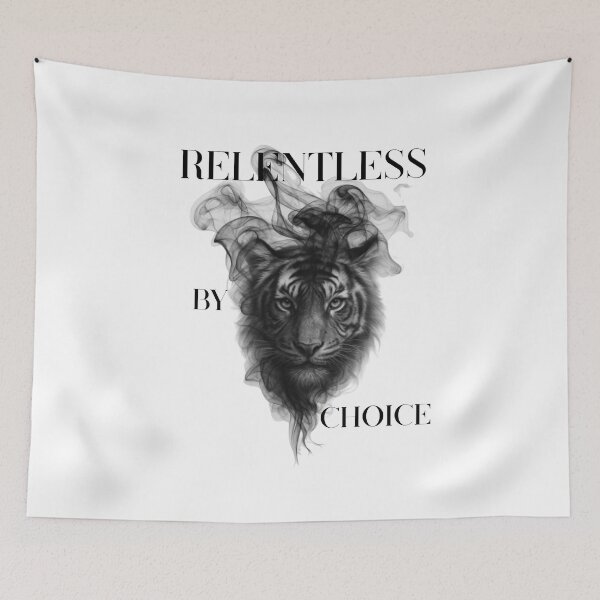 Item preview, Relentless by Choice Tiger Illustration designed and sold by Inner War.