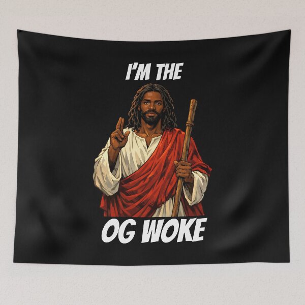 Item preview, OG Woke Jesus designed and sold by Cut & Paste Productions.
