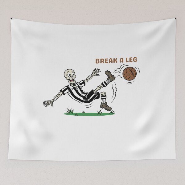 Item preview, Literal Break A Leg - Funny Skeleton Football Soccer designed and sold by STARLIGHTS.