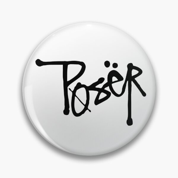 Item preview, POSER – Anti-Hype Street Logo designed and sold by Alien Food Studio.