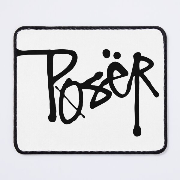 Item preview, POSER – Anti-Hype Street Logo designed and sold by Alien Food Studio.