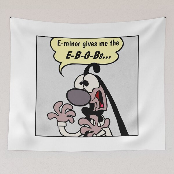 Item preview, The Crotchets E-Minor Single Panel designed and sold by Dulceybot.