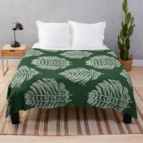 Item preview, Fern Botanical Pattern – Urban Botanica No.03 (Deep Green) designed and sold by GreennieArt.