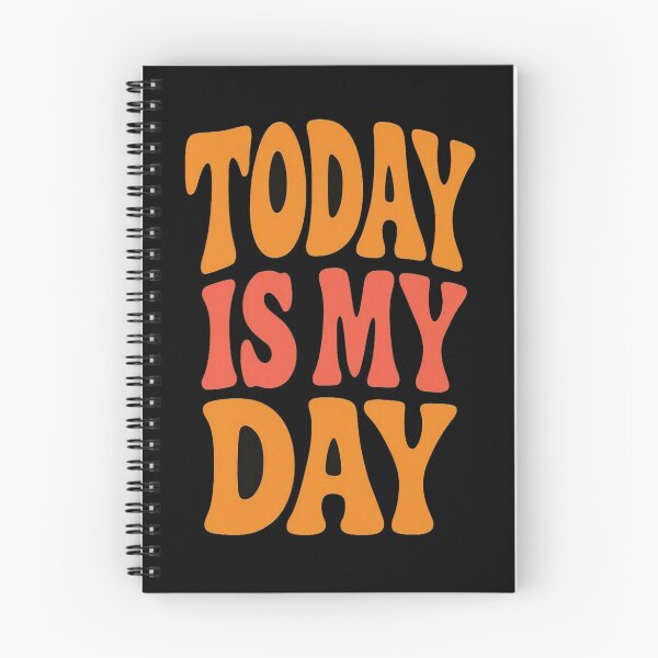 Item preview, Bold Retro “Today Is My Day” Motivational Typography | Positive Mindset Quote Graphic Design designed and sold by Bright Nest Studio.