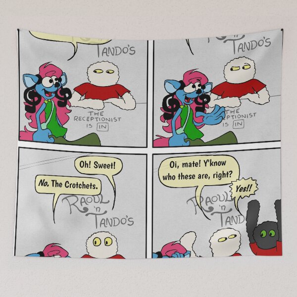 Item preview, The Crotchets Band Name Jokes designed and sold by Dulceybot.