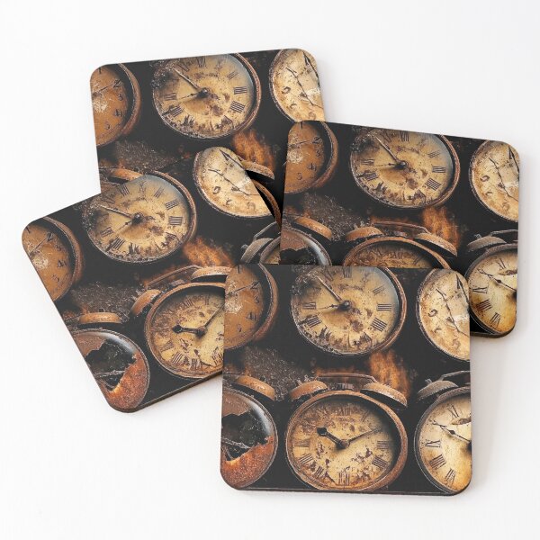 Item preview, Steampunk-Style Vintage Retro Rusty Clocks Photo Art designed and sold by DEC02.