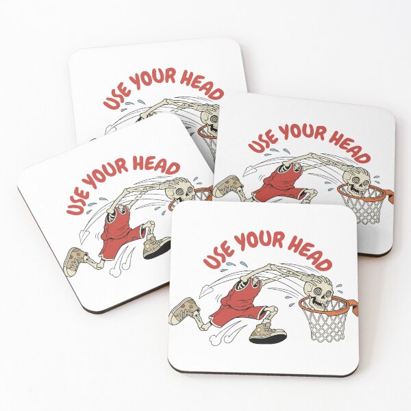 Item preview, Use Your Head - Funny Skeleton Basketball Slam Dunk designed and sold by STARLIGHTS.