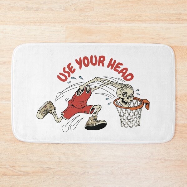 Item preview, Use Your Head - Funny Skeleton Basketball Slam Dunk designed and sold by STARLIGHTS.