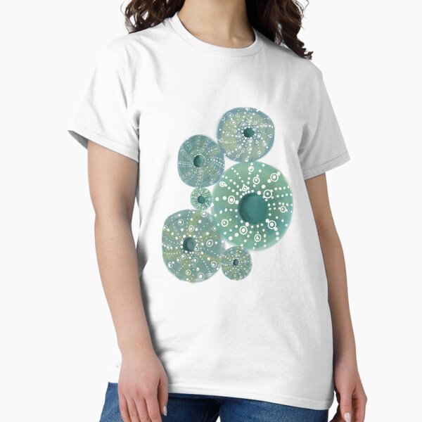 Sea urchins in aqua Classic T-Shirt