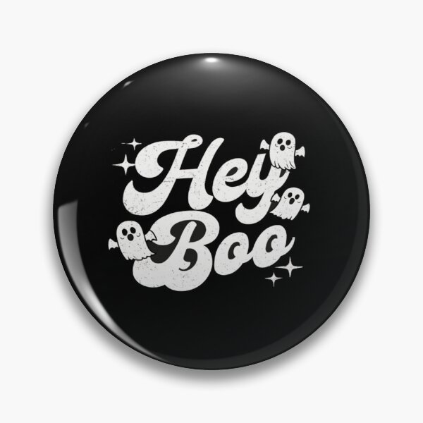 Item preview, Cute Halloween “Hey Boo” Ghost Design – Spooky Cute Ghosts, Vintage Distressed Halloween Aesthetic designed and sold by Bright Nest Studio.
