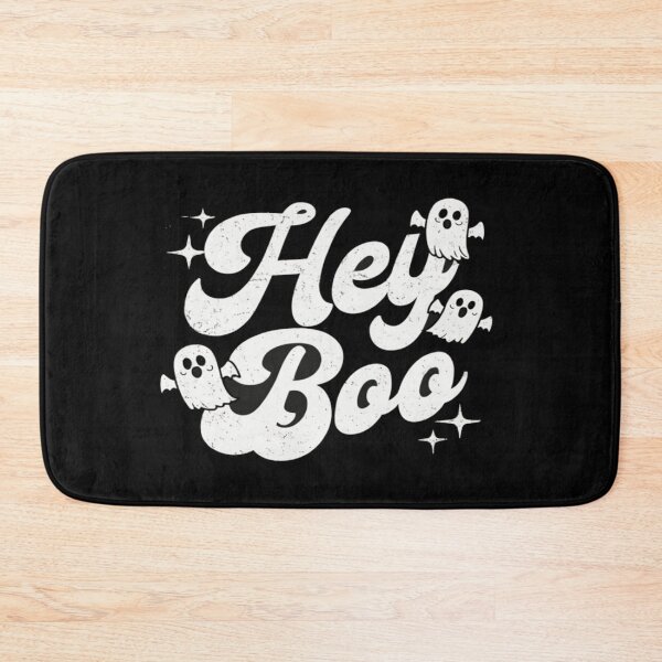 Item preview, Cute Halloween “Hey Boo” Ghost Design – Spooky Cute Ghosts, Vintage Distressed Halloween Aesthetic designed and sold by Bright Nest Studio.