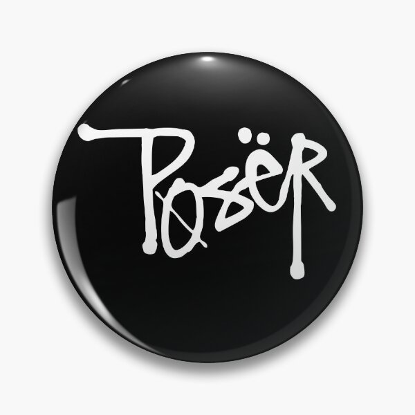 Item preview, POSER – Anti-Hype Street Logo designed and sold by Alien Food Studio.