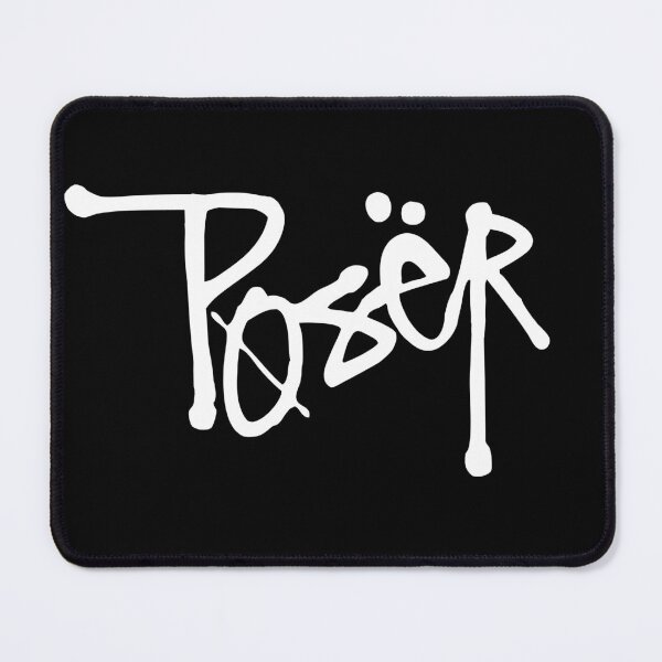 Item preview, POSER – Anti-Hype Street Logo designed and sold by Alien Food Studio.