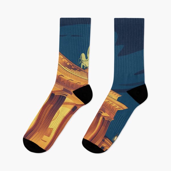 Item preview, Berlin Brandenburg Gate Vintage Travel Poster - Golden Age Elegance Retro Art designed and sold by NightIcons.